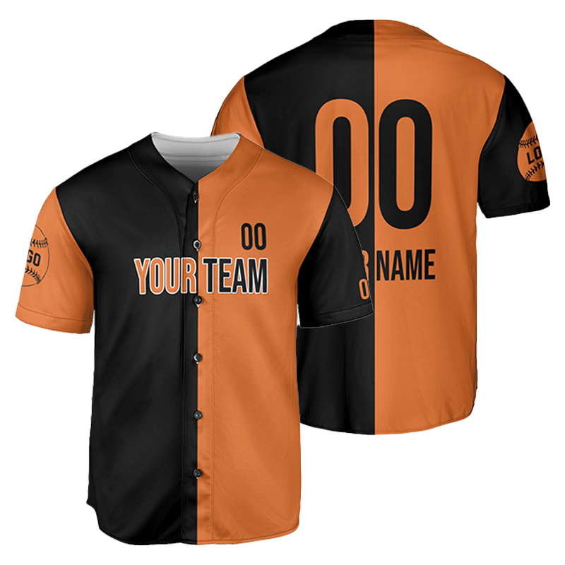 Custom Vintage Baseball Jerseys, Black - Bronze Baseball Jerseys