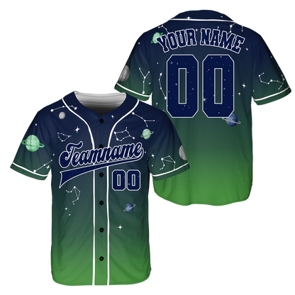 Custom Universe Green  Baseball Jerseys for Your Team