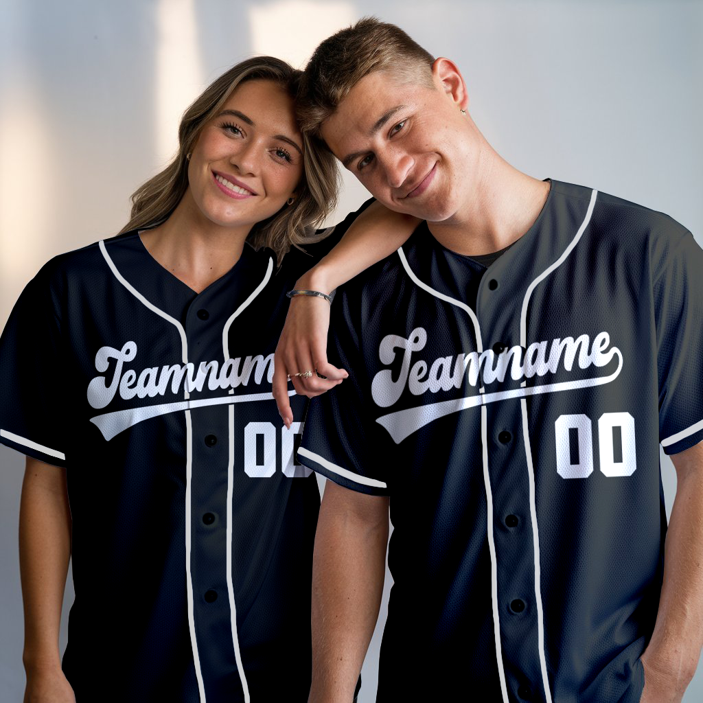 Customized Classic Baseball Jersey, Black Baseball Jerseys